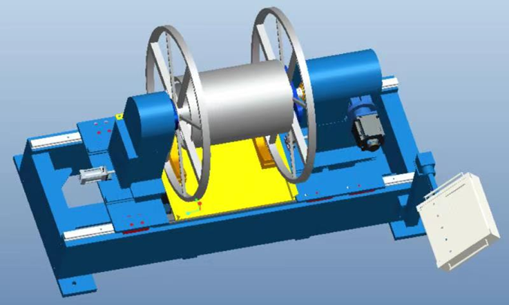 微通道铝扁管收卷机